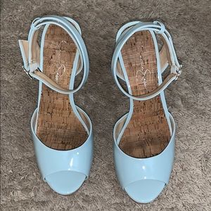 Jessica Simpson Blue Heels